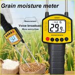 Hygrometer Manufacturer - OEM/ODM Custom Portable Digital Moisture Meter for Grain LCD Display