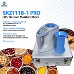 Grain Moisture Meter Manufacturer - OEM/ODM Custom Pro Portable Grain Paddy Auto Temperature Adjust Seed Moisture Meter