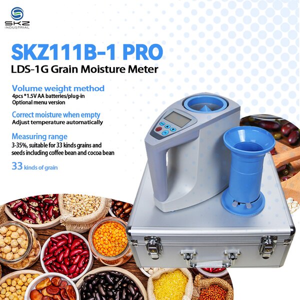 Grain Moisture Meter Manufacturer - OEM/ODM Custom Pro Portable Grain Paddy Auto Temperature Adjust Seed Moisture Meter