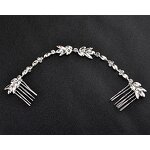 Pearl Headband Manufacturer - New Arrival Bridal Hair Accessories Hand-woven Knotted Cable Stitchbows