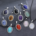 Leopard Pendant Manufacturer - European American White Crystal Natural Stone Amethyst Versatile Hollow