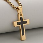 Children's Cross Pendant Factory - European American Creative Hip-Hop Retro Religious Fashion