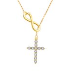 Cross Necklace Factory - Simple Infinite Circulation European American Women's Fashion Geometry