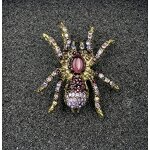 Spider Brooch Manufacturer - Cross-border Retro Rhinestone Fashionable High-end Men's Suit