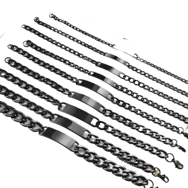 Couple Bracelets Factory - Stainless Steel Men and Women Pair Personality Punk Not Fade