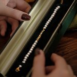 Beaded Earrings Factory - Fashionable Geometric Non-Embroidered Welded High-End Simple 18K Gold