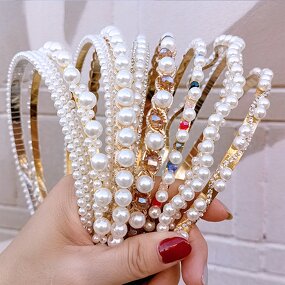 Crystal Headband Factory - Small Fragrance New Autumn Winter Style Popular Women's Versatile Headwear