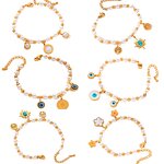 Fashion Bracelet Factory - Stainless Steel 18K Gold Plated Non-Fading Cross-Border Freshwater Pearl