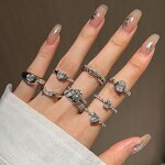 Italian Bracelet Factory - Luxury Brushed Finish High-carbon Diamond Running Ring Heavy-duty Versatile