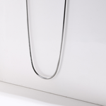 Snake Bone Chain Manufacturer - Simple Stacking Minimalist Stainless Steel Geometric Collarbone