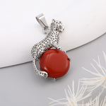 Water Drop Necklace Manufacturer - Wholesale Natural Stone Crystal Leaf DIY Life Tree Alloy Braided