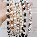 Pearl Headband Factory - New Korean Popular Headband Easiest for Match Casual Elegant Pressed Hairpin