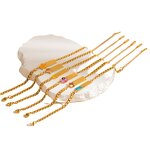 Alphabet Bracelet Manufacturer - Musesure Cross-Border Xiyin TEMU Full Zircon Bubble DIY Elastic