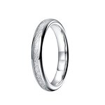 Blue Tungsten Ring Factory - Groove Unisex Wedding Ring Wide Surface 4/6/8mm Engagement Custom