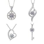 Moissanite Necklace Manufacturer - Internet Celebrity Live Broadcast One-Carat Pendant Zircon Chain