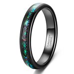 Opal Turquoise Ring Manufacturer - New Series Wide Surface 4/8 Tungsten for Wedding Bands