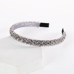 Crystal Headband Factory - New Arrival Fashion Baroque Small Version Sponge Thin Edge K-style Rhinestone
