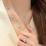 Sterling Silver Ring Factory - Cross-border Popular S925 Heart-shaped Four-leaf Clover Geometric Fresh