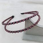 Rhinestone Headband Manufacturer - Koreanstyle Forest Simple Retro Pearl Crystal Alloy Fresh Temperament