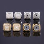 Men's Cufflinks Manufacturer - Square Diamond Zircon Crystal French Shirt Suit Buttons Hot Sale