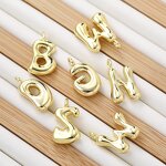 Bubble Letters Necklace Manufacturer - Cross-Border Hot-Selling Fashion 26 Cute Chubby Pendant