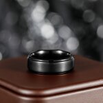 Opal Turquoise Ring Manufacturer - New Series Wide Surface 4/8 Tungsten for Men and Women Wedding