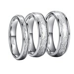 Blue Tungsten Ring Factory - Groove Unisex Wedding Ring Wide Surface 4/6/8mm Engagement Custom