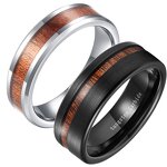 Tungsten Ring Factory - Popular Classic Wide Surface 6/8/10mm Groove Series Men's Bottle Opening