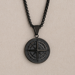 Compass Pendant Manufacturer - Personalized Stainless Steel Cross-Border Exclusive Fashion Jewelry