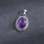 Leopard Pendant Manufacturer - European American White Crystal Natural Stone Amethyst Versatile Hollow