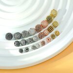 Crystal Cufflinks Manufacturer - Hourglass Crown Zircon Men's French Cuff Button Wholesale