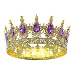 Bridal Crown Factory - European Cross-border Alloy Hair Ornament Wedding Dress Rhinestone Birthday