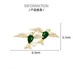 Bird-Of-Paradise Brooch Manufacturer - High-End Chinese-Style Elegant Graceful Fashion Accessory