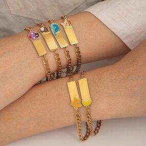 Dolphin Bracelet Factory - Cross-Border Hot Selling Stainless Steel Fashionable Elegant Jewelry