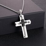 Cross Pendant Jewelry Manufacturer - Stainless Steel Diamond Box Chain Unisex Casual Trendy