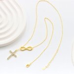 Cross Necklace Factory - Simple Infinite Circulation European American Women's Fashion Geometry