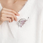 Butterfly Brooch Manufacturer - Sophisticated High-End Crystal Elegant Luxurious Alloy Pin