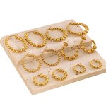 Sterling Silver Earrings Manufacturer - Hot-Selling S925 Geometric Piercing Threaded Ear Bone Studs