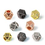 Micro Pave Beads Manufacturer - In Stock 6/8/10mm Zircon Round Beads Loose Beads DIY Beading