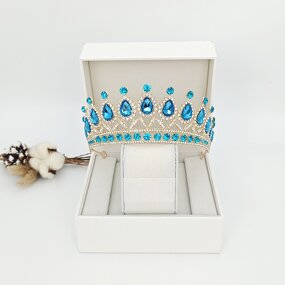 Baroque Crown Manufacturer - European Style Cross-border Round Alloy Headdress Adult Ceremony