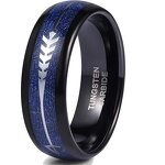 Men's Tungsten Ring Manufacturer - Factory Supply 6/8mm Dragon Pattern Inlaid Smooth Surface Wedding