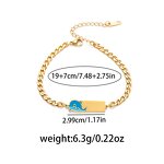 Couple Bracelets Manufacturer - Stainless Steel Ins Pair Trendy Personality Retro Hip Hop