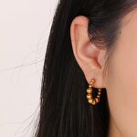 Zirconia Earrings Manufacturer - Ins-style High-End Ethnic Style Open Vintage Ring Colorfast Wholesale