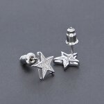 925 Silver Earrings Factory - Ancient Cute Hip-hop Various Styles Cool Personalized Men's Women's