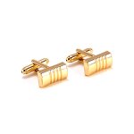 Men's Cufflinks Manufacturer - Cross-border High-quality Luxury Fashion Gold Silver Gray Square
