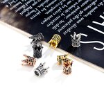 Leopard Head Beads Manufacturer - Cross Border Copper Inlaid Zircon Spacer DIY Copper Jewelry