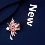 Butterfly Brooch Manufacturer - Elegant Anti-Exposure Versatile Corsage Pin for Weddings Suit