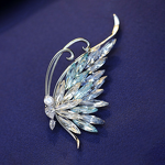 Butterfly Brooch Manufacturer - Sophisticated High-End Crystal Elegant Luxurious Alloy Pin