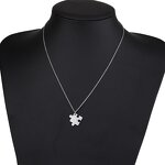 Magnetic Necklace Manufacturer - Cross-border New Copper Plated 18k Gold Cartoon Rainbow Love Creative