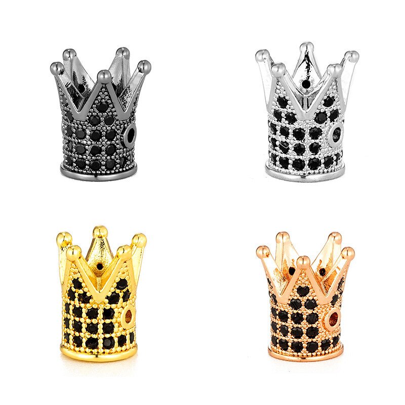 Leopard Head Beads Manufacturer - Cross Border Copper Inlaid Zircon Spacer DIY Accessories AliExpress